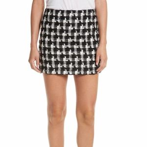 NWOT size 6 Alice & Olivia plaid wool miniskirt